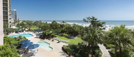 Indoor pool, outdoor pool
