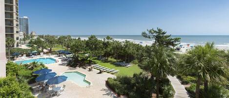 Indoor pool, outdoor pool