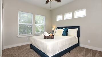 1 bedroom, iron/ironing board, travel crib, WiFi