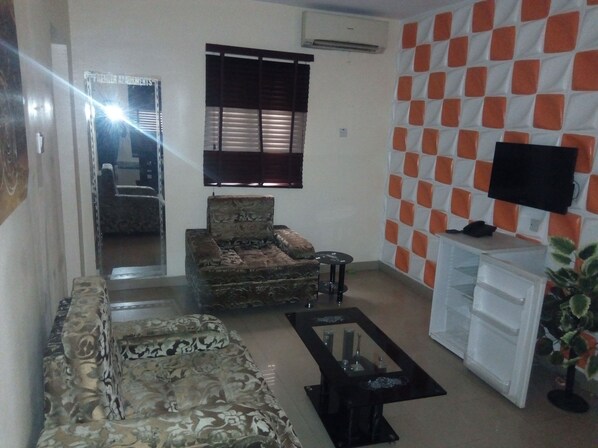 TV - Fully Furnished 1-Bedroom Mini-Flat (Ikeja)