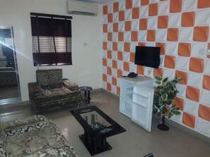 TV - Fully Furnished 1-Bedroom Mini-Flat (Ikeja)