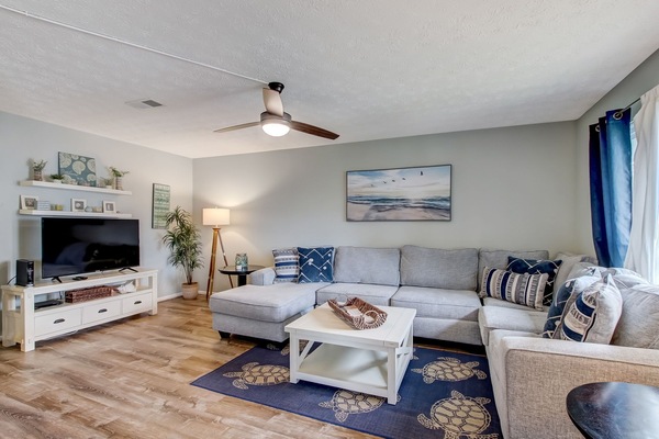 Plenty of Room for the Family to Relax and Watch TV