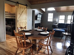 Dining - Lake Erie Get-A-Way/Log Cabin-view of lake and woods (East Springfield)