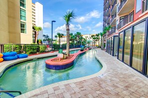 Indoor pool, outdoor pool - Direct Oceanfront Queen Suite w/ Great View + Official On-Site Rental Privileges (Myrtle Beach)