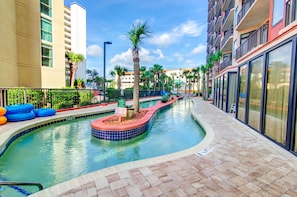 Indoor pool, outdoor pool