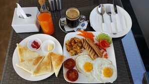 Breakfast meal - Hotel Bihani (Kathmandu)
