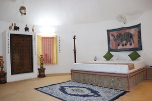 Deluxe Cottage, 1 Double Bed | 1 bedroom, desk, soundproofing, iron/ironing board - Desert Nights (Jhunjhunu)