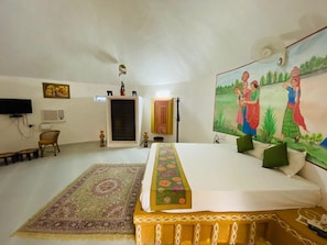 Deluxe cottage, 1 tweepersoonsbed | 1 slaapkamer, een bureau, geluiddichte muren