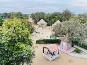 Deluxe Cottage, 1 Double Bed | Living area | Flat-screen TV - Desert Nights (Jhunjhunu)