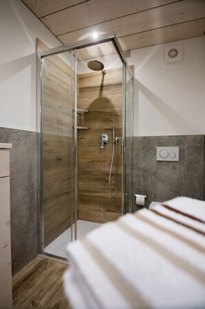 Shower, hair dryer, bidet, towels - apartment Ringemel-3 (Livigno)