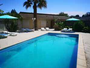 Una piscina climatizada