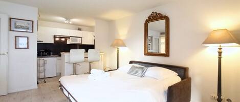 1 habitación, internet, ropa de cama y acceso para silla de ruedas