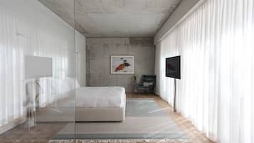 3 habitaciones, tabla de planchar con plancha, wifi y ropa de cama