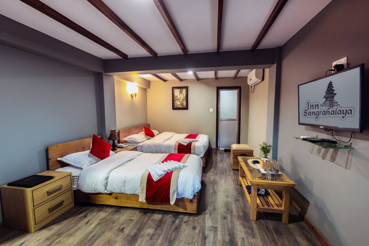 Double Deluxe Room | Rollaway beds (surcharge), WiFi (free), bed sheets
