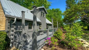 Property grounds - 2 Acre Little Pigeon River Cabin with Rare Private Swimming Hole + Hot Tub  (Sevierville)