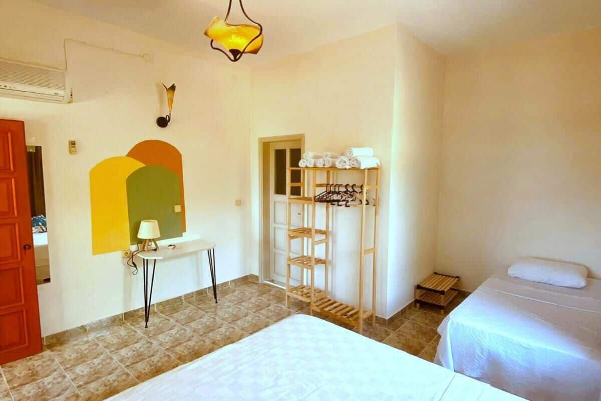 standard triple room | desk, blackout curtains, soundproofing, iron/ironing board