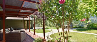 Secluded Luxury Wine Country Home in the hills of west Sonoma County. Sleeps 10.