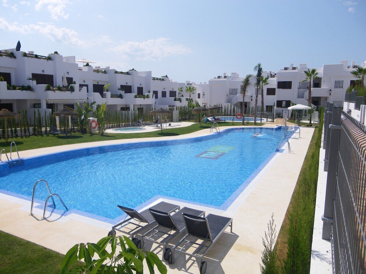 Una piscina climatizada