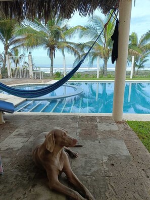 Family House, 3 Bedrooms | Terrace/patio - La Casa de la Playa (Cuyutlan)