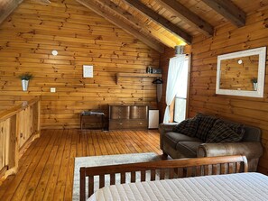 Televisie en een open haard