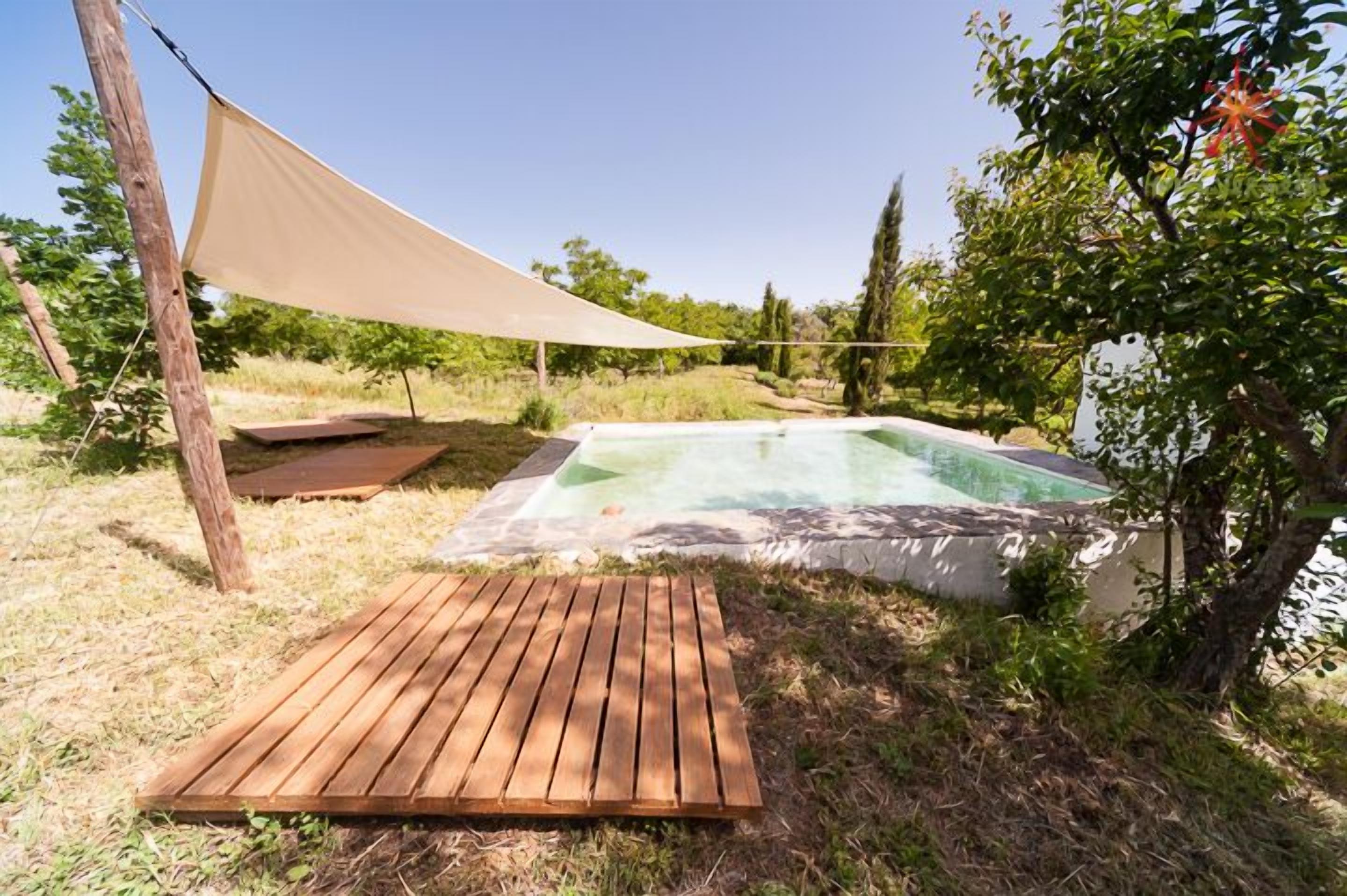 The space around our lovely eco-tank, most appreciated by our guests