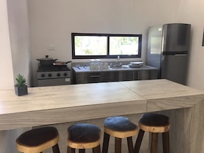 Full-size fridge