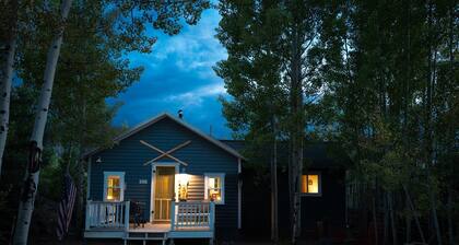 The Little Blue Moose Hideaway - Pet Friendly Secluded Cabin -10 min to RMNP