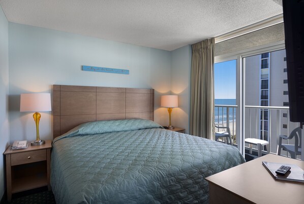 2 bedrooms, in-room safe, iron/ironing board, WiFi