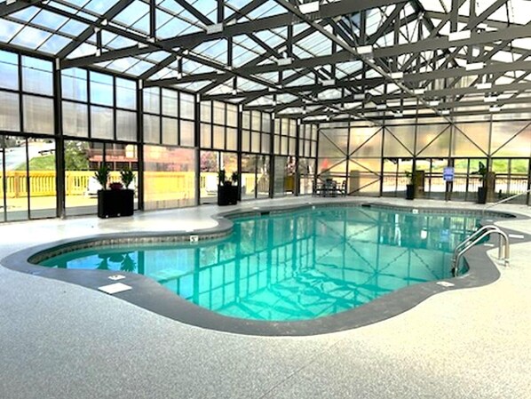 Indoor pool, a heated pool