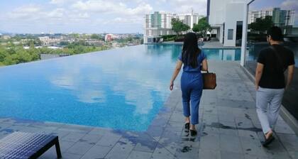 The Cribs Homestay where u can enjoy our stunning view by the pool.