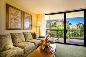 TV, DVD player - 2 Br GV-2 Aston Kaanapali Shores 2 BR Garden View at Ocean Front Resort (Kaanapali)