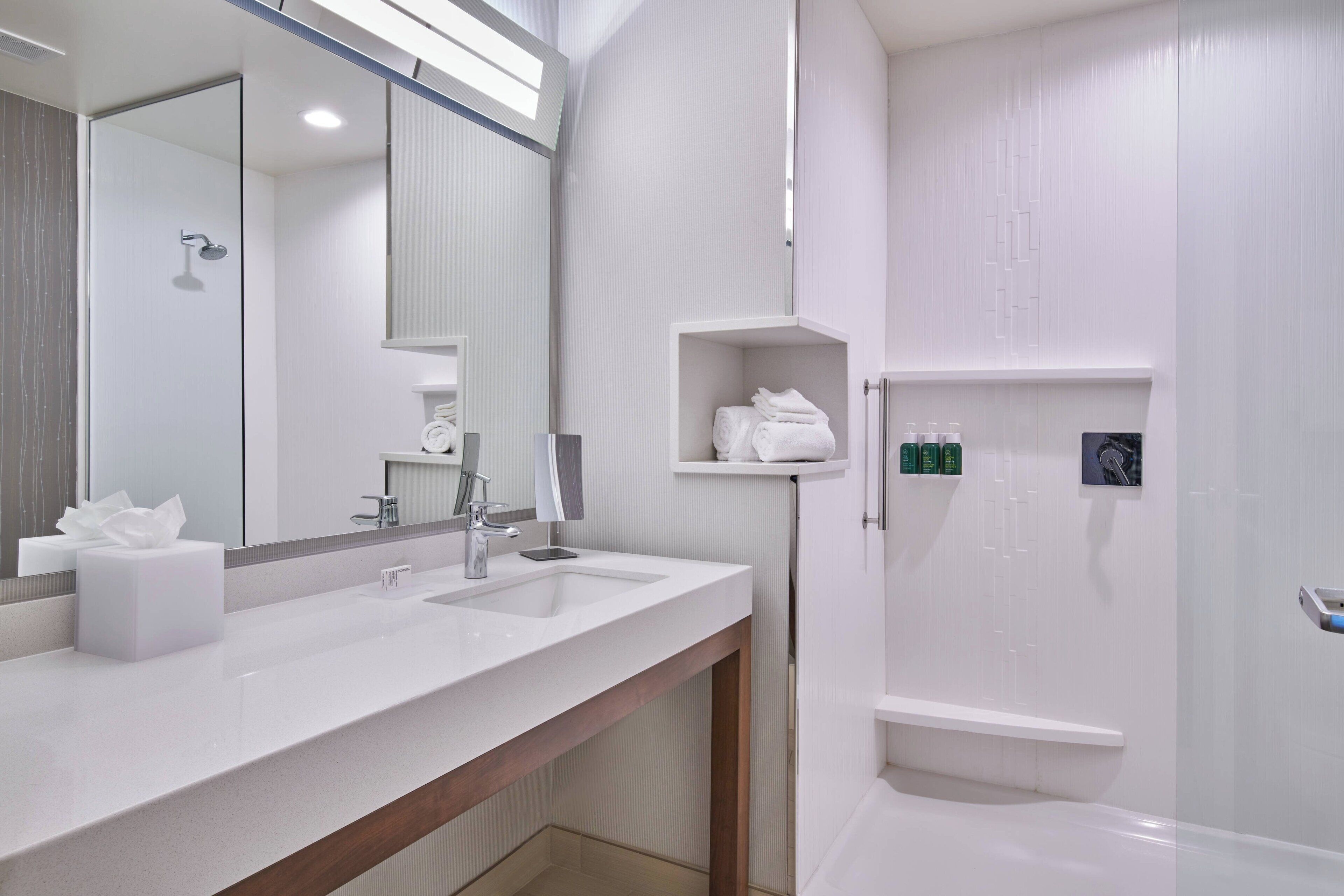 free toiletries, hair dryer, towels, soap