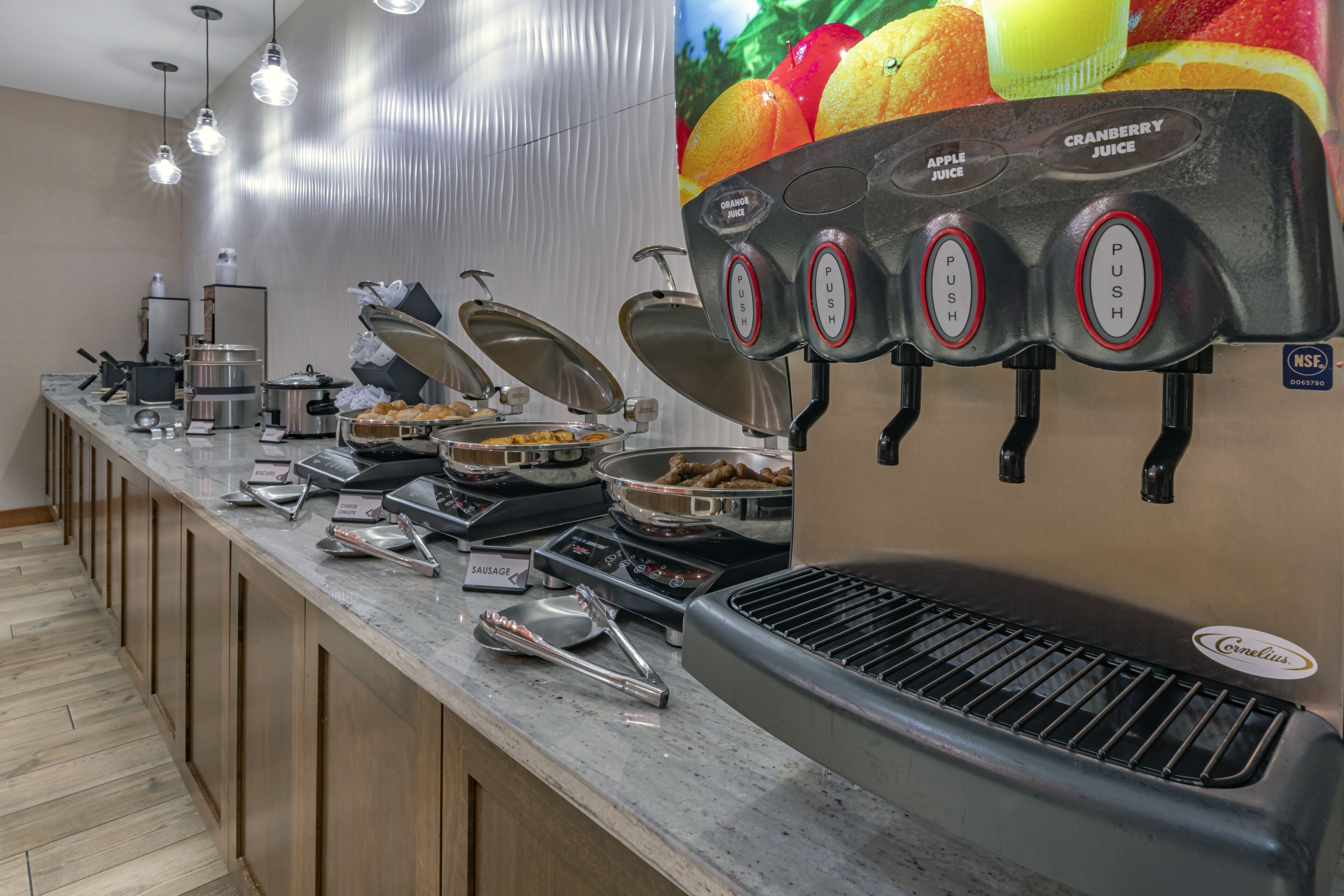 free daily buffet breakfast