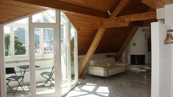 Deluxe-Apartment (Maisonette) | Wohnbereich