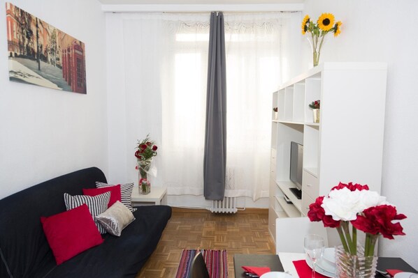 TV, video library - Summer Apartments Grand Center (Madrid)