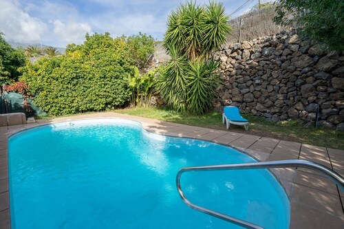 Charmante Casita mit privatem Pool und Garten im grünen Malpais de Ca