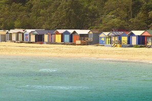 Beach nearby, sun-loungers