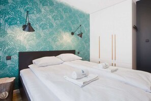 1 soverom, strykejern/-brett, wi-fi og sengetøy