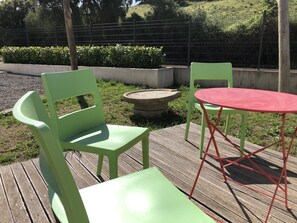 Outdoor dining - Your home with swimming pool 10 minutes from Saint Florent! (Oletta)