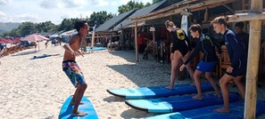 ビーチの近く