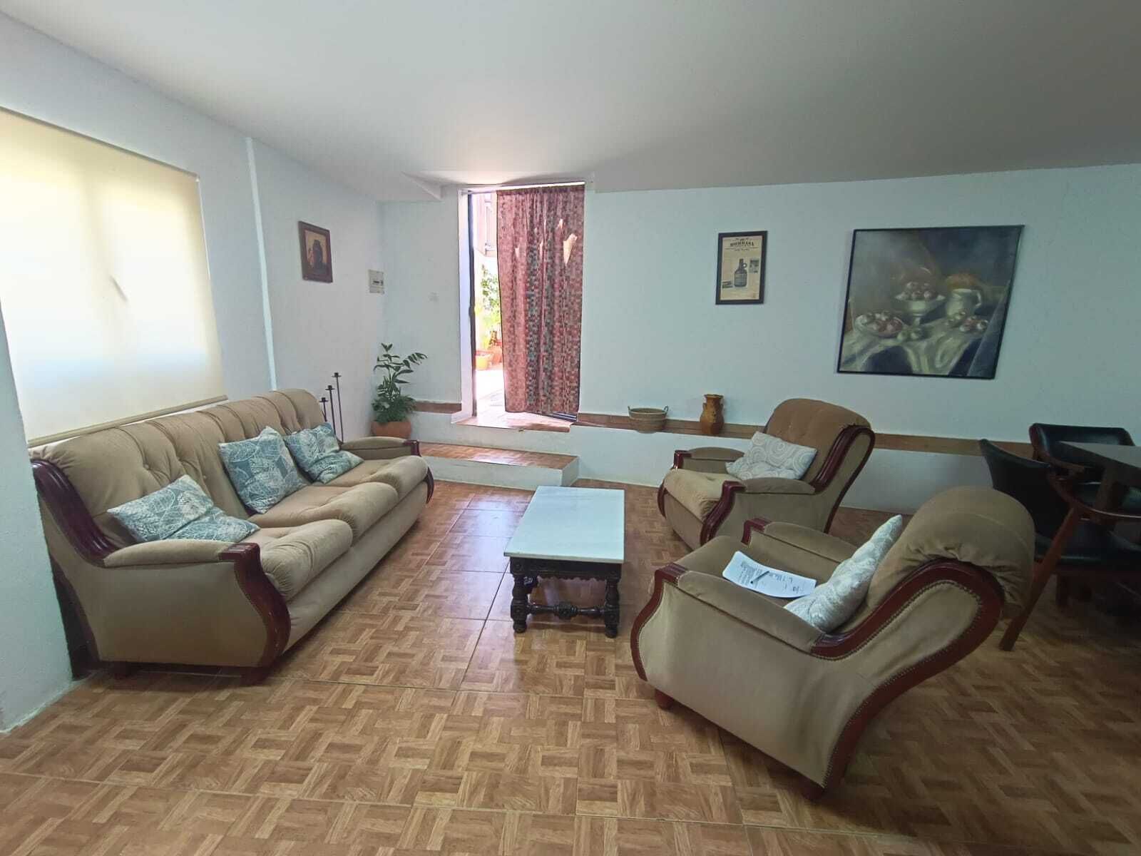 TV, fireplace, books