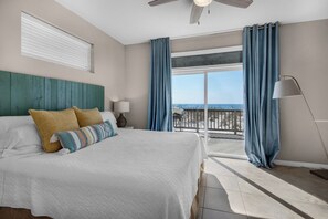 4 bedrooms, iron/ironing board, free WiFi, bed sheets - Beach Front Beauty 🐚 Direct Beach Access + Stunning Views + Dog Friendly 🐾 (Pensacola Beach)