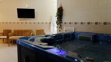 Sauna, deep-tissue massages, massages