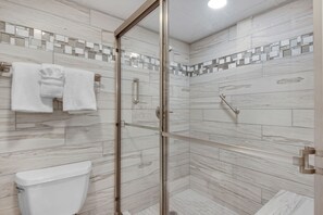Shower, towels