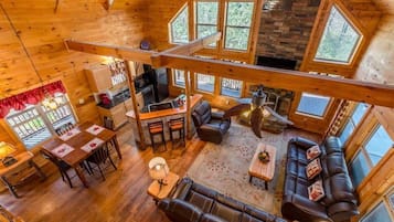 TV, fireplace, DVD player, offices