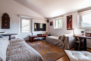 TV, fireplace, DVD player