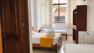 Family Triple Room, Multiple Beds (Air Conditioner) | Minibar, in-room safe, free WiFi, bed sheets
