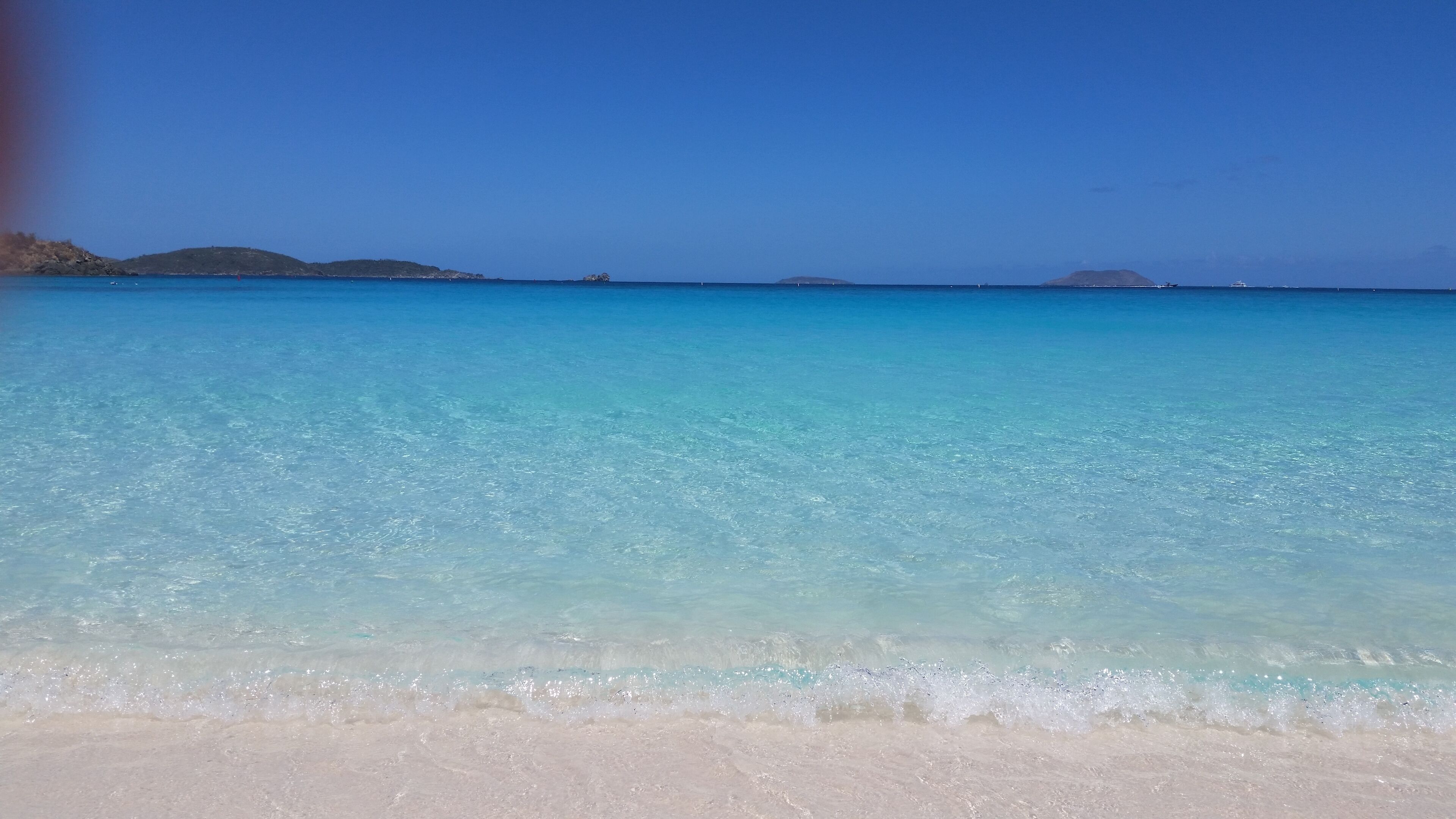 Beautiful clear Caribbean waters