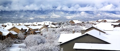 Blick auf die Berge