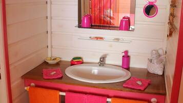 Hair dryer, toilet paper